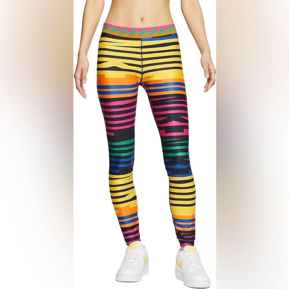 NWT Nike Women's Multi Stripped Leggings